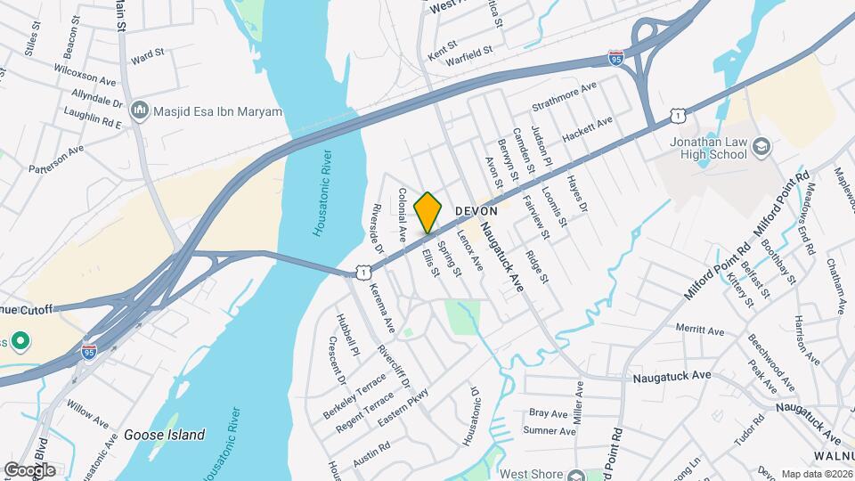 107 Bridgeport Ave, Unit 2nd Floor Mapa y Detalles de la Ubicación