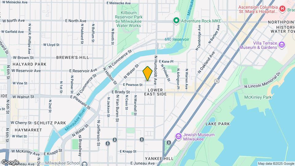 1754 N Astor St Map and Location Details