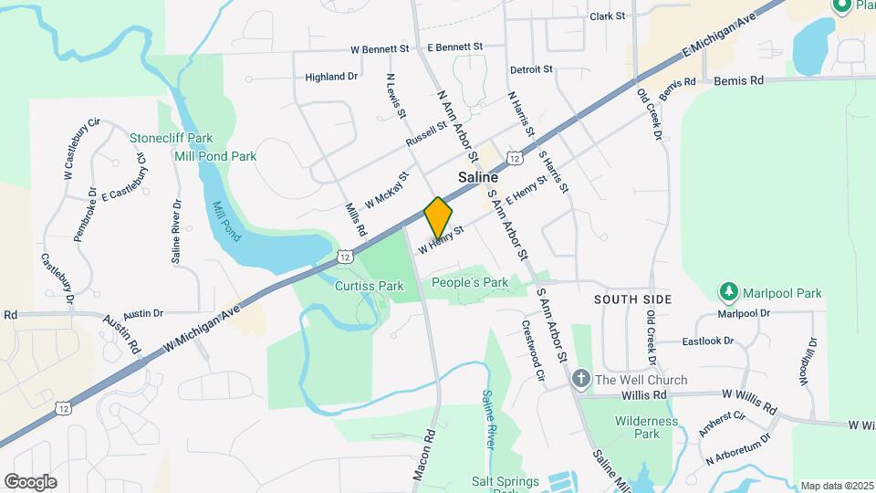 207 W Henry St Map and Location Details