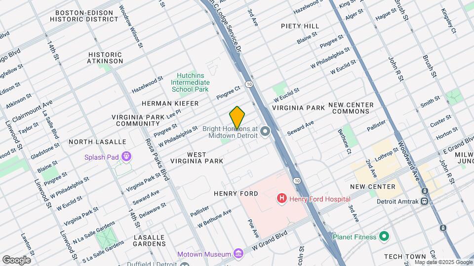 1224 Virginia Park St Mapa y Detalles de la Ubicación