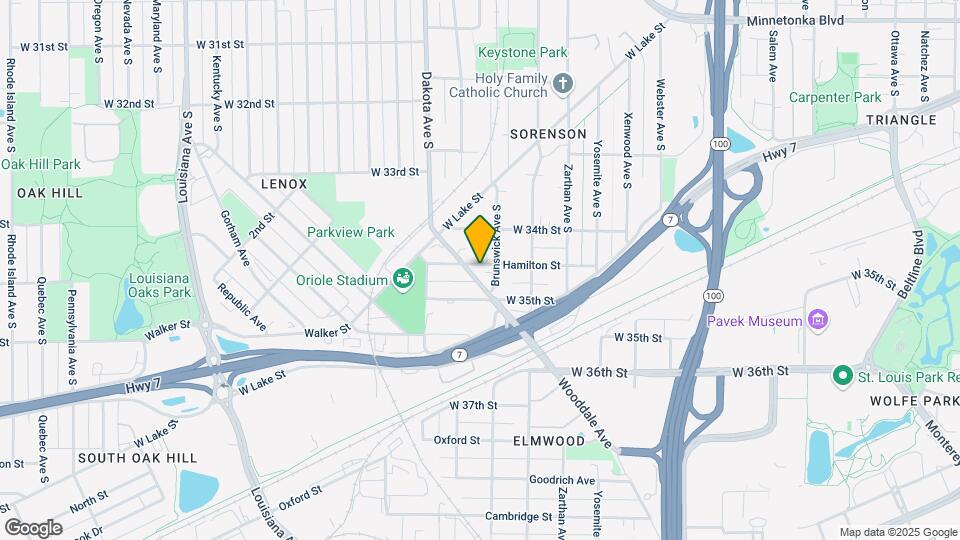 6211 Hamilton St Map and Location Details