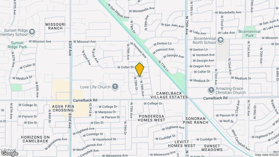 5136 N 78th Ave Map and Location Details