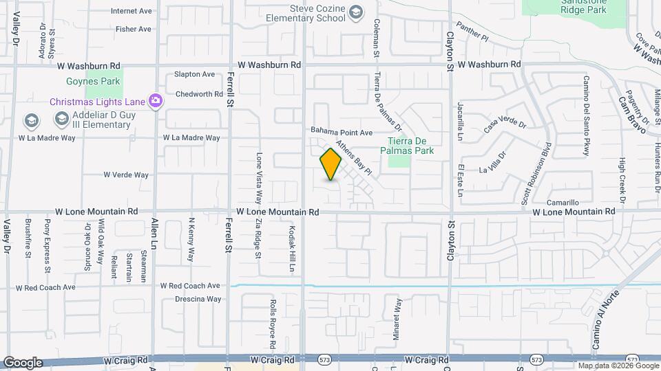 2730 Stormy Star Ave Mapa y Detalles de la Ubicación