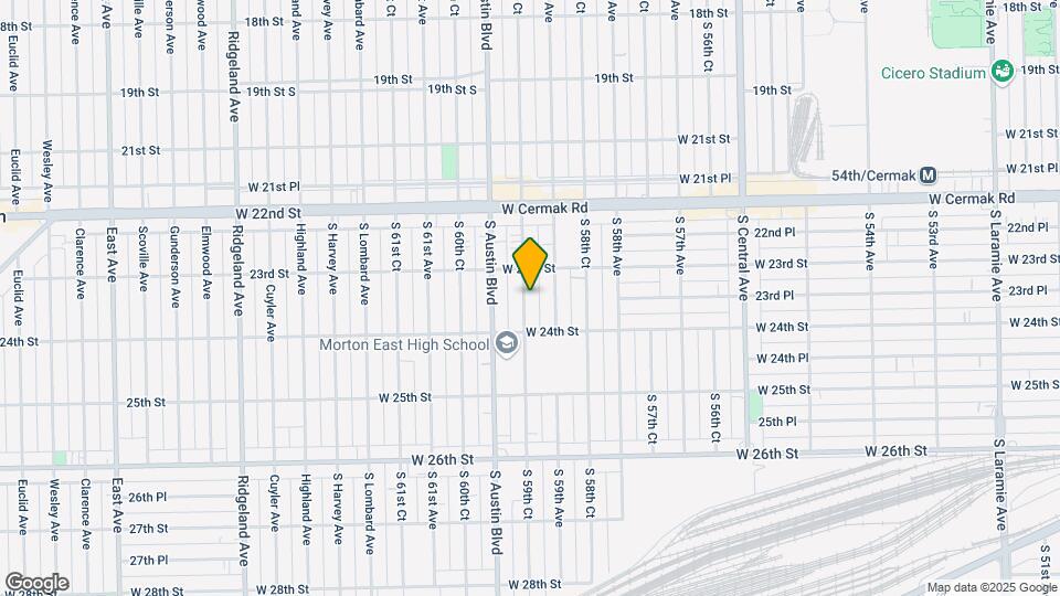 2315 S 59th Ct, Unit G Map and Location Details
