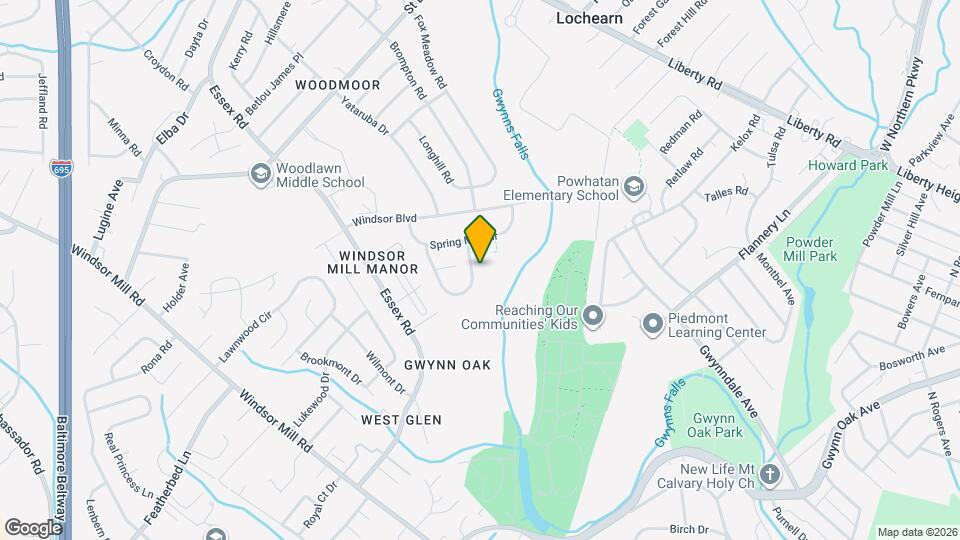 6533 Woodgreen Cir Map and Location Details