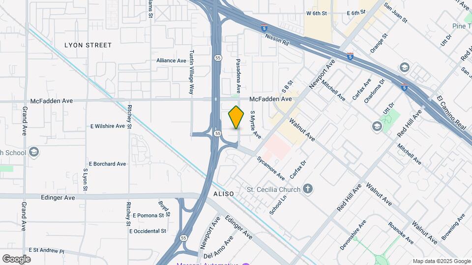 17061-17091 Altadena Dr Map and Location Details