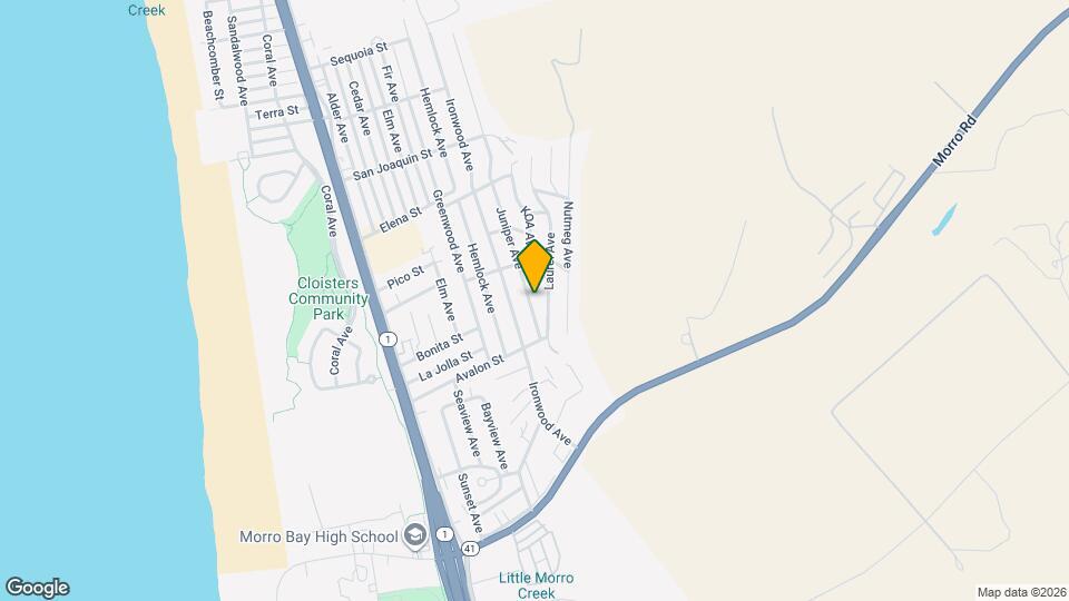 2400 Juniper Ave Map and Location Details