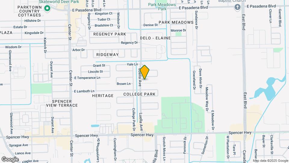 1110 E Brown Ln Map and Location Details