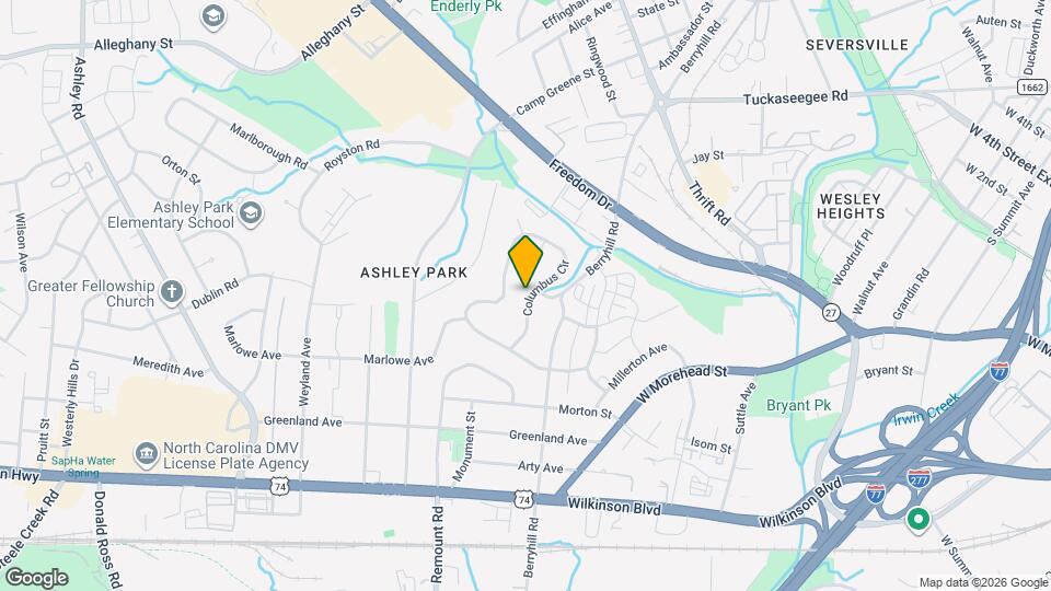 3127 Columbus Cir Mapa y Detalles de la Ubicación