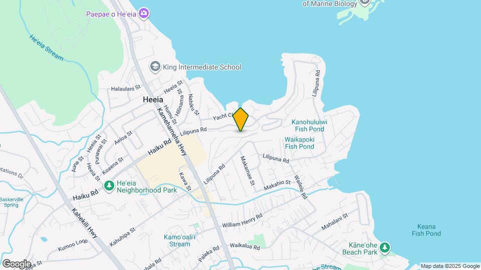 46-74-74 Puulena St Mapa y Detalles de la Ubicación