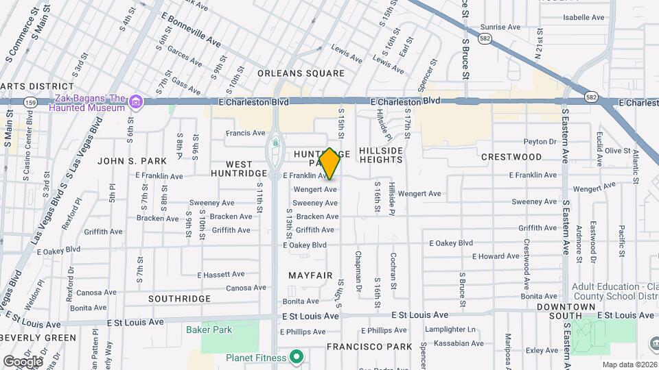 1425 Wengert Ave Map and Location Details