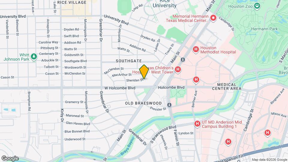 2031 Sheridan St Map and Location Details