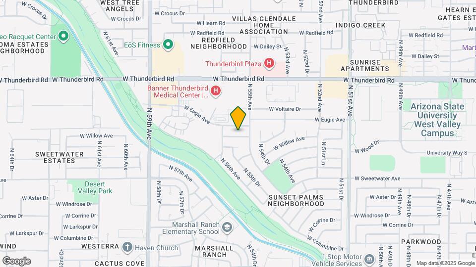 5520 W Joan De Arc Ave Mapa y Detalles de la Ubicación