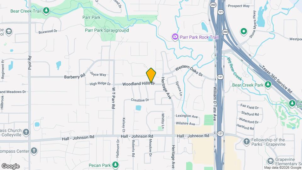 2901 Woodland Hills Dr Map and Location Details