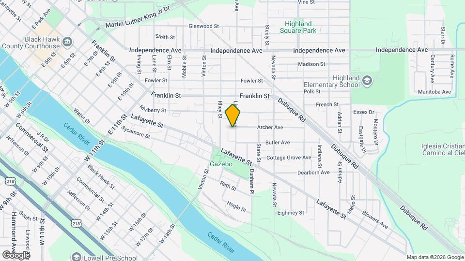 229 Linden Ave Map and Location Details