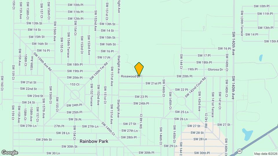 14870 SW 20th Pl Map and Location Details