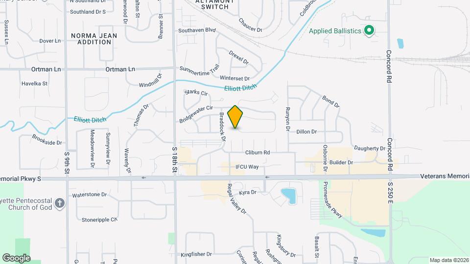 2026 Bridgewater Cir Map and Location Details