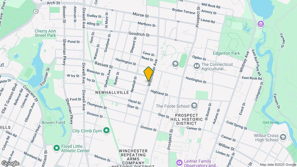 700 Winchester Ave Map and Location Details
