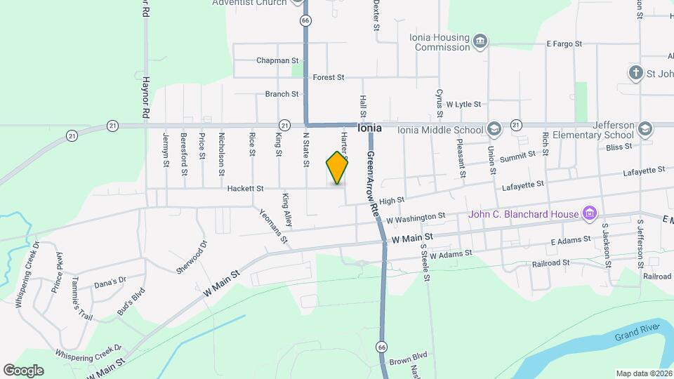 530 High St, Unit Studio Map and Location Details