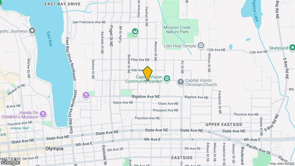 1601-1603 Yew Ave NE Map and Location Details