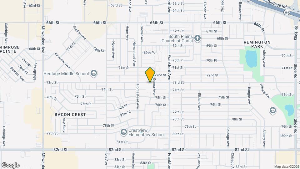 5905 73rd St Map and Location Details