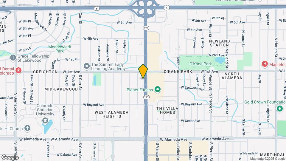 45 Wadsworth Blvd Map and Location Details