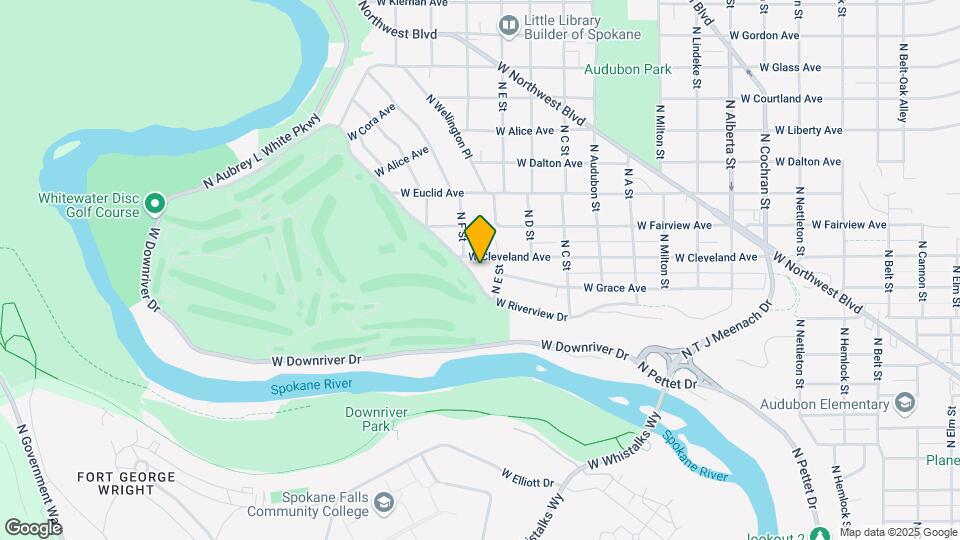3338 W Riverview Dr Map and Location Details