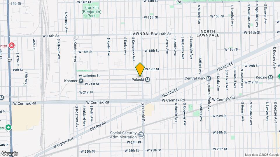 2008 S Pulaski Rd Map and Location Details