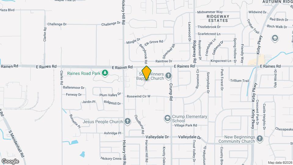 6001 Hickory Cove Mapa y Detalles de la Ubicación