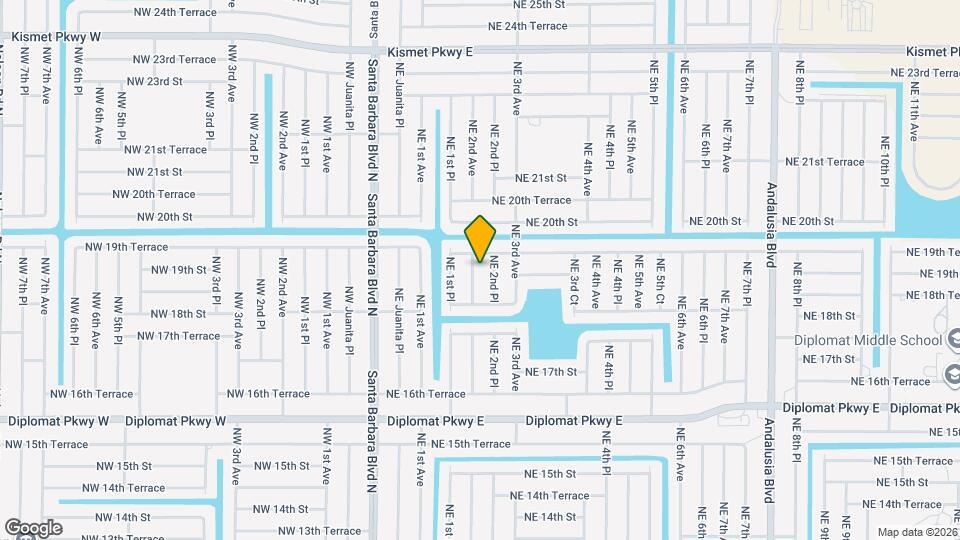 1905 NE 2nd Ave Map and Location Details