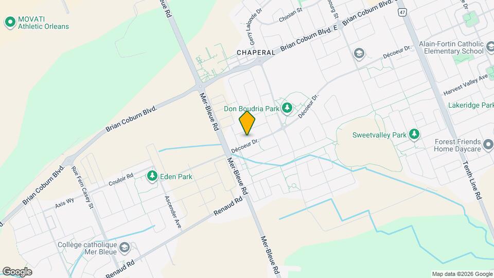 545 Décoeur Dr. Map and Location Details