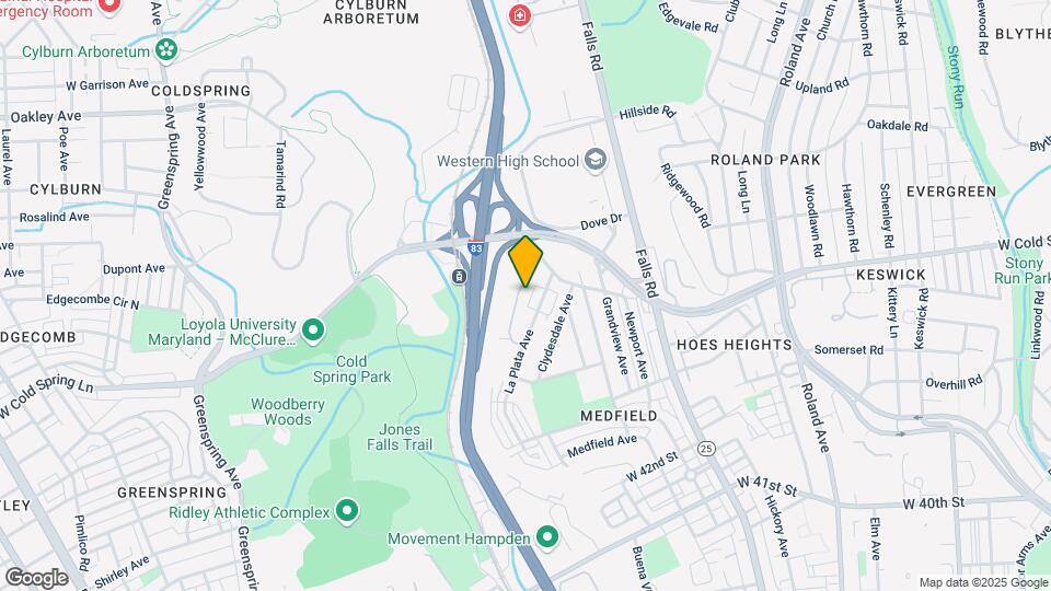 4412D Falls Bridge Dr, Unit Highpoint Condo on Falls Bridge Drive Map and Location Details