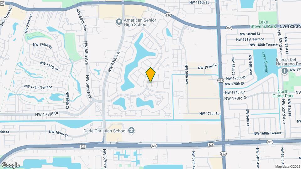 17332 NW 62nd Pl Map and Location Details