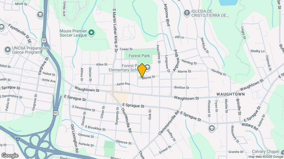 1112 Marne St Map and Location Details