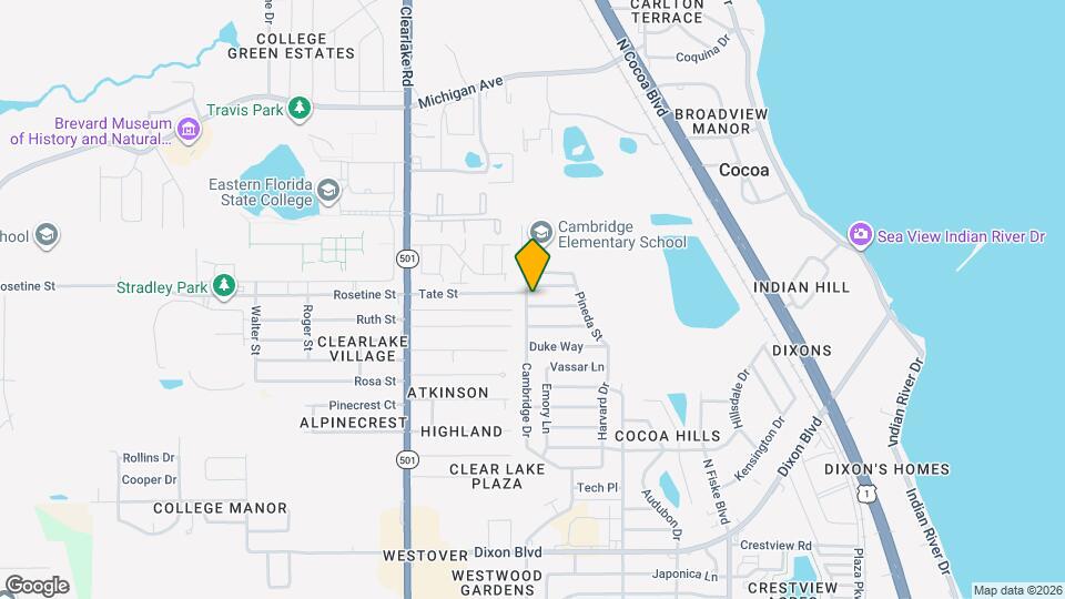 1710 Cambridge Dr Map and Location Details