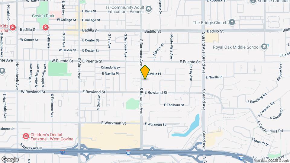 528 Barranca Ave Map and Location Details