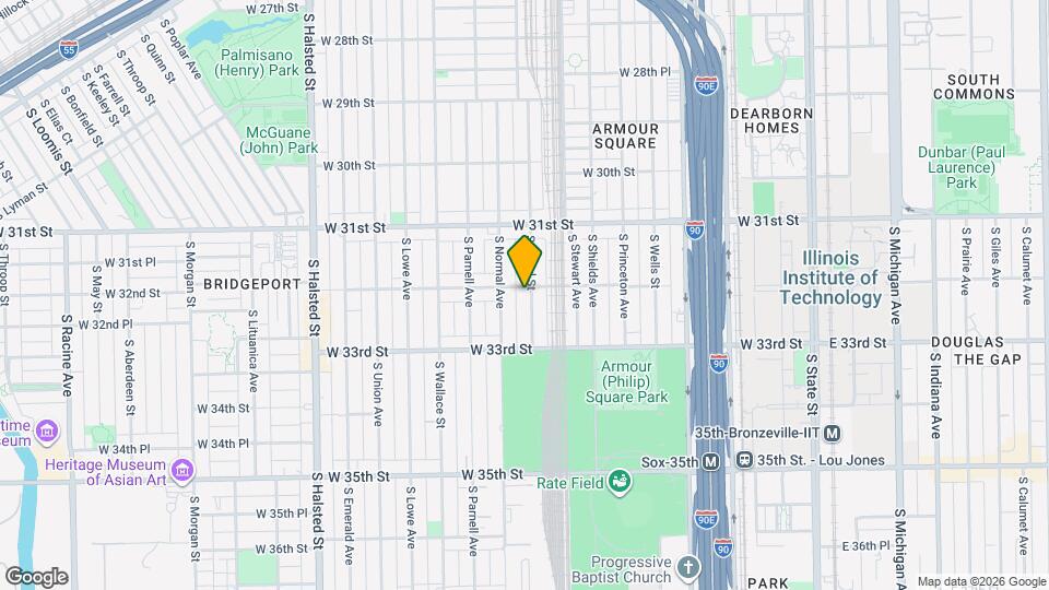 3202 S Canal St Map and Location Details