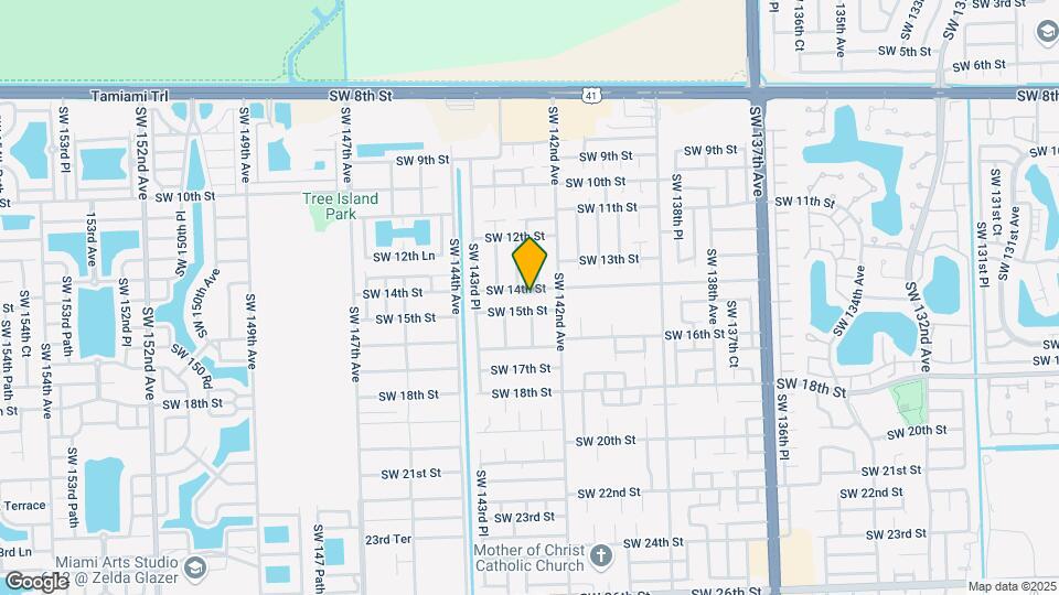14256 SW 14th St Map and Location Details