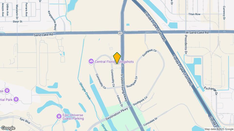Furnished Studio-Orlando - Southpark - Equ Map and Location Details