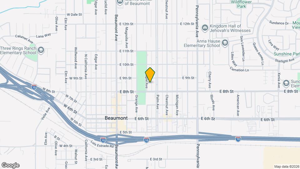 860 Maple Ave Map and Location Details