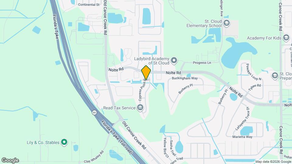3313 Cypress Point Cir Map and Location Details