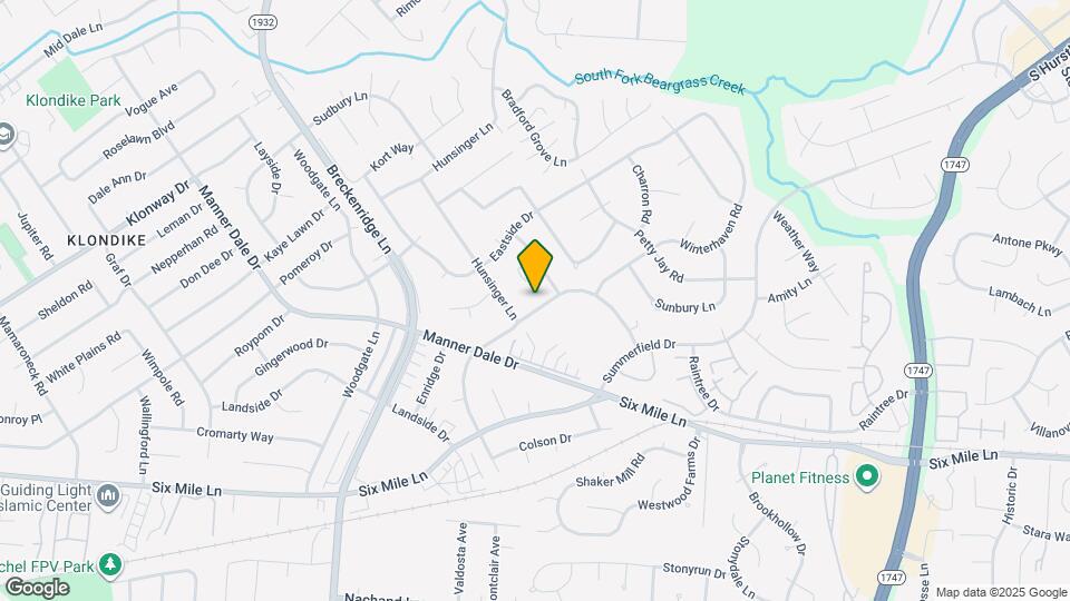 7505 Tempsclair Rd Map and Location Details