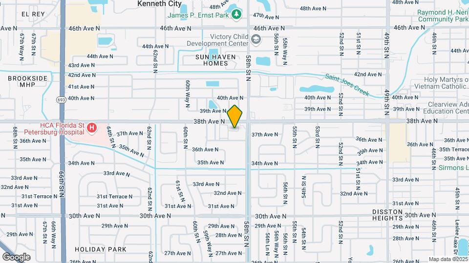 5870 38th Ave N Map and Location Details