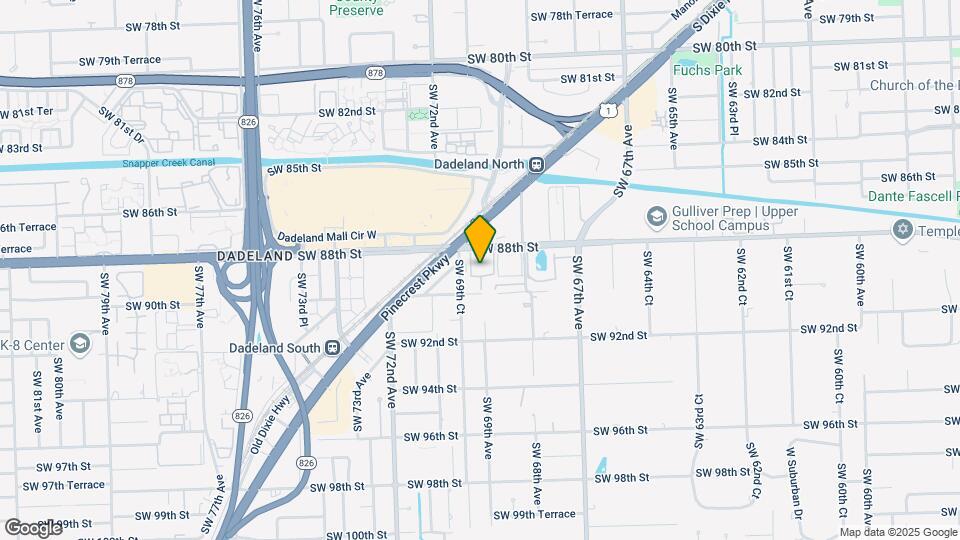 6904 N Kendall Dr Map and Location Details