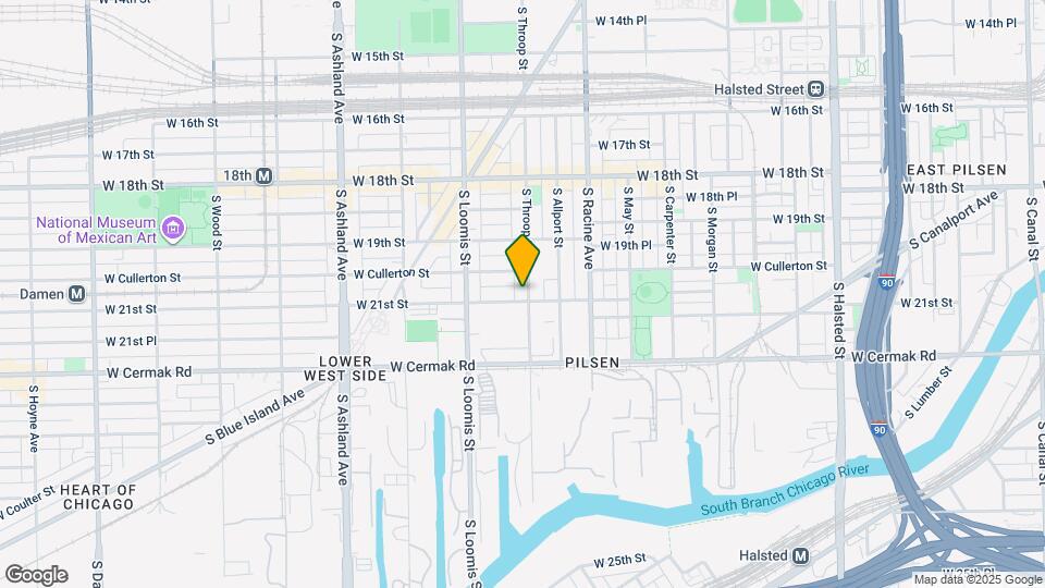 2020 S Throop St, Unit 2E Map and Location Details