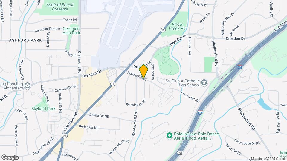 2451 Warwick Cir NE Map and Location Details