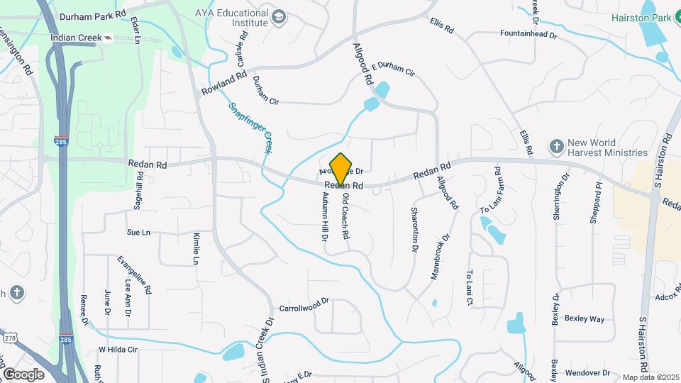 4297 Redan Rd Map and Location Details
