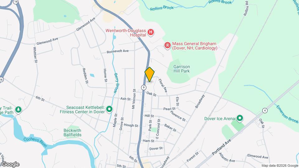 709 Central Ave Map and Location Details