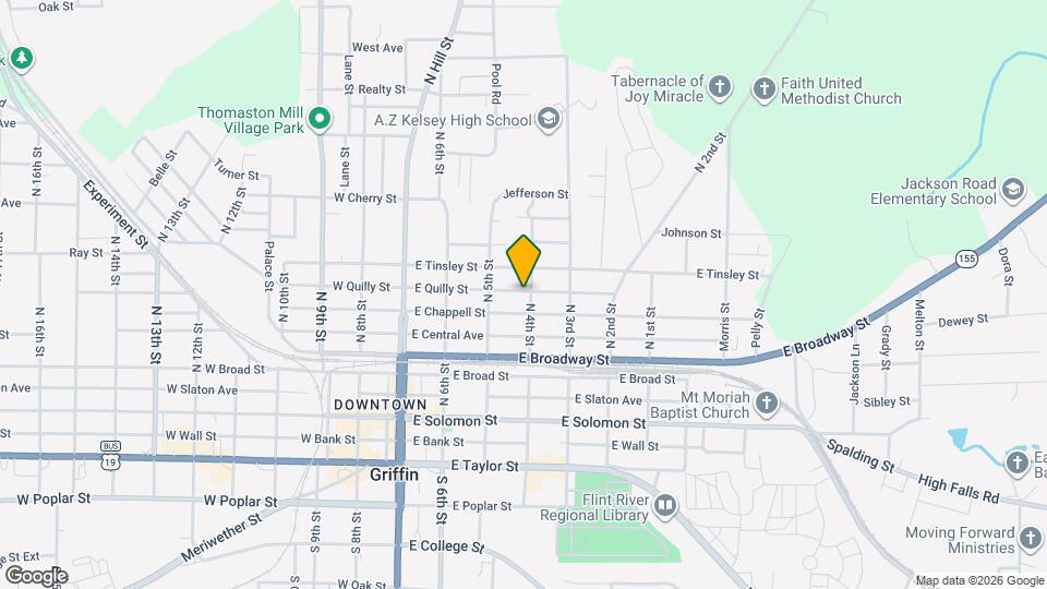 317 N 4th St Map and Location Details