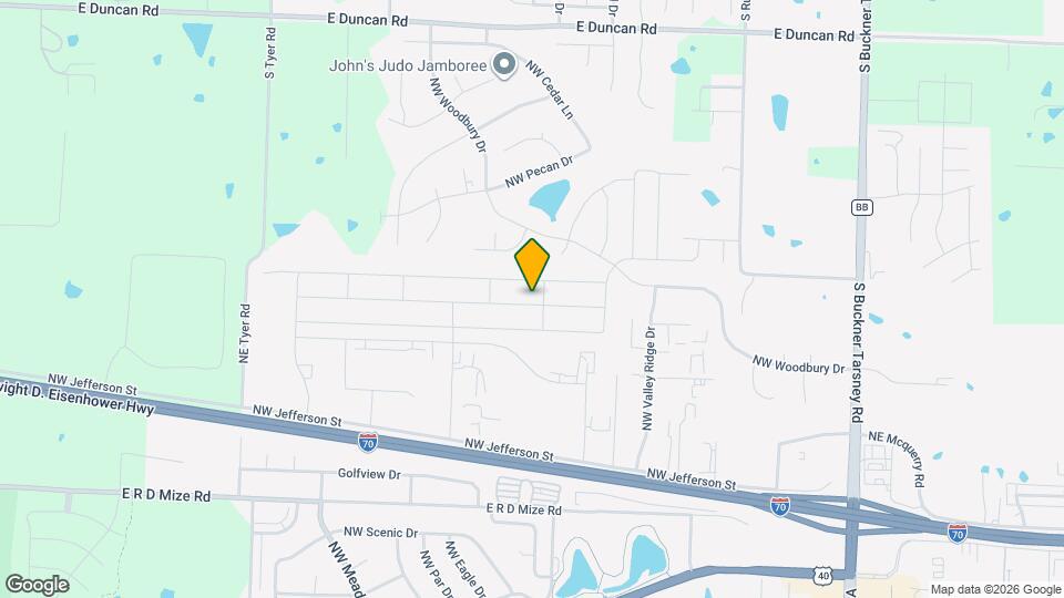 1004 NW High View Dr Map and Location Details